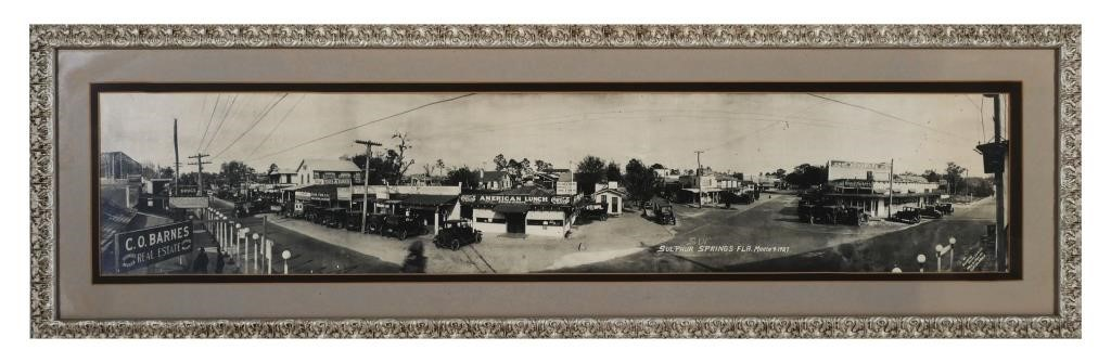 Panoramic photograph of downtown Sulphur Springs dated March 9 1927