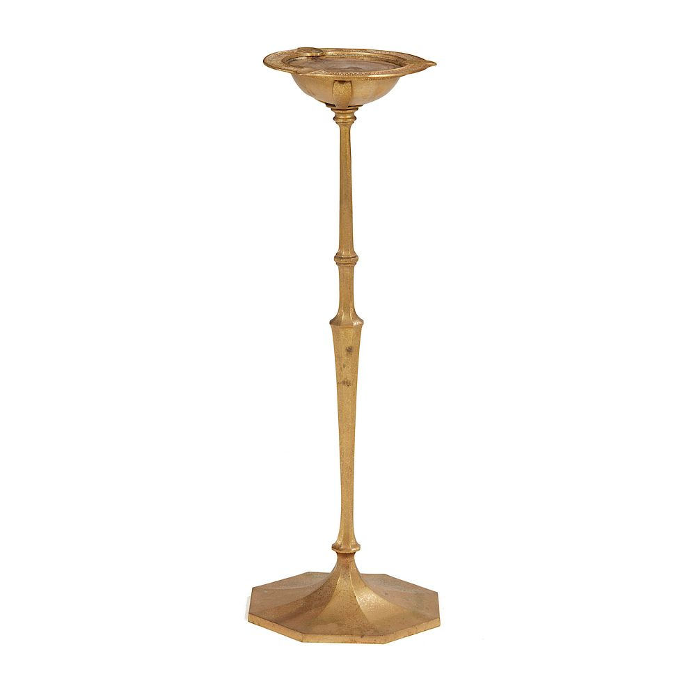 Tiffany Studios Gilt Bronze Ash Tray Tiffany Studios gilt bronze