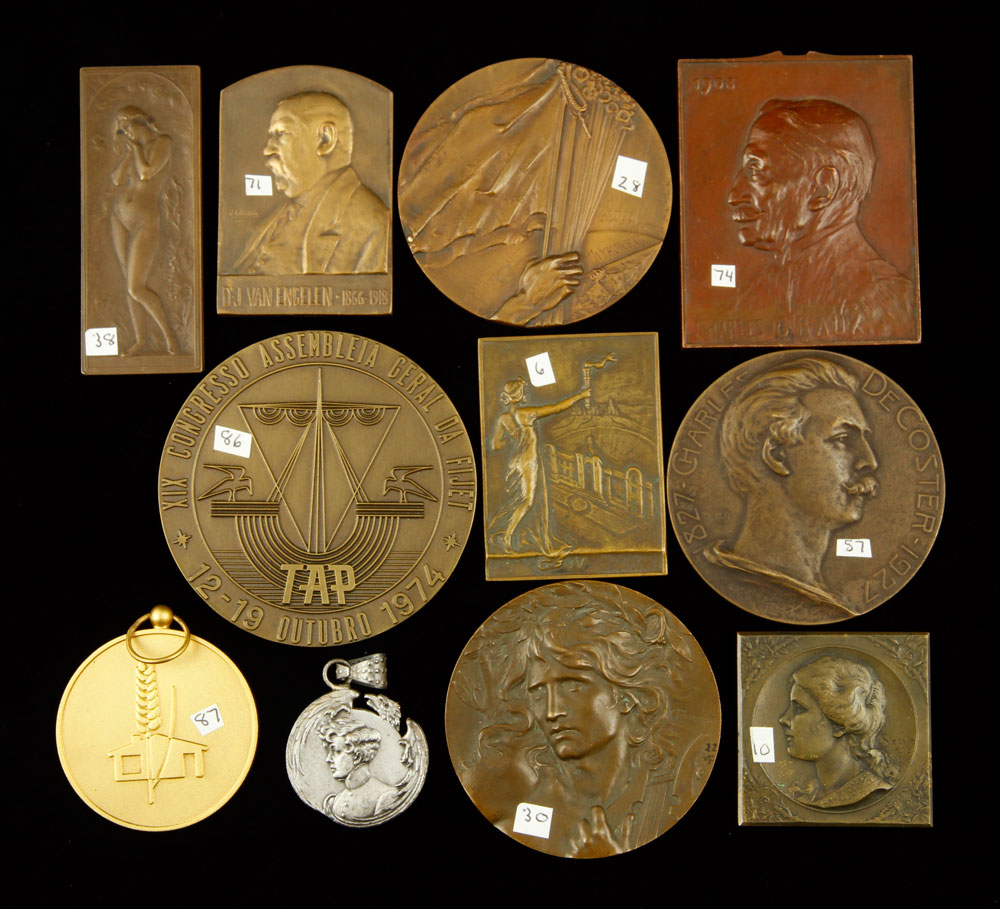 7338 Lot of 11 Assorted Medals Lot of eleven assorted