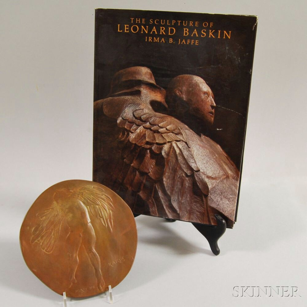 Leonard Baskin American 1922 2000 Icarus 1969 Signed dated and