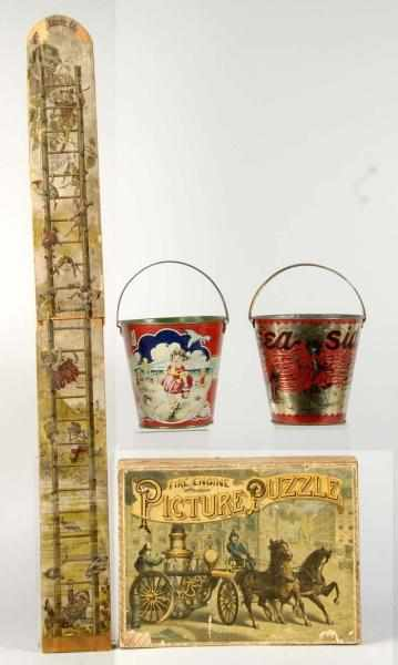 Lot of 4 Early Miscellaneous Child s Items Description Includes