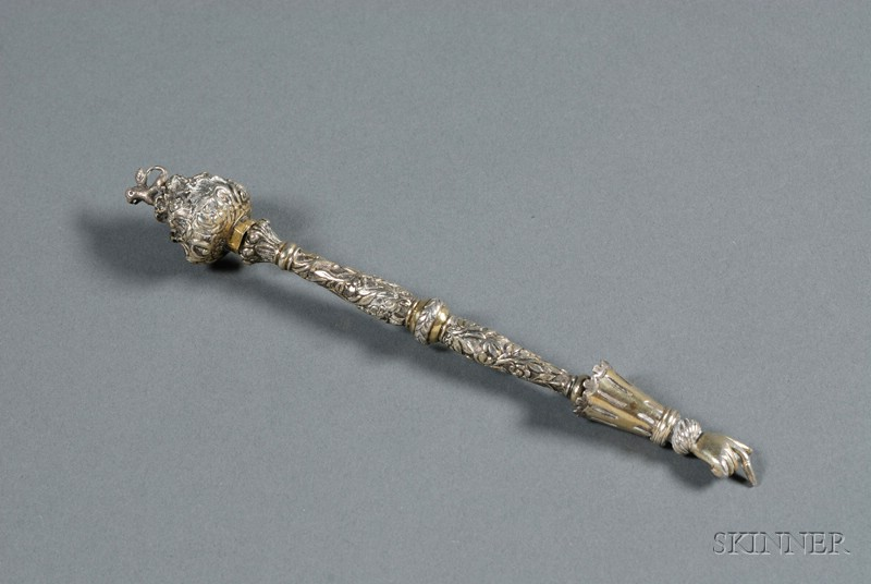Polish Silver gilt Torah Pointer first half 19th century probably