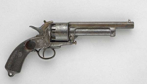 A 2nd Model LeMat percussion revolver Serial no 1412 42