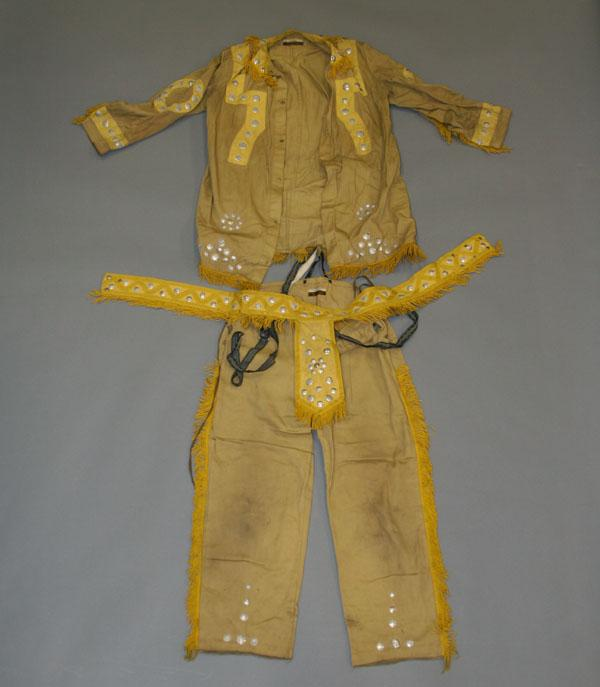 Red Men Lodge braves costumes four two piece outfits decorated