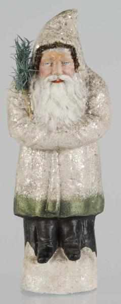 Belsnickel Santa Candy Container Description Santa holding a fir tree