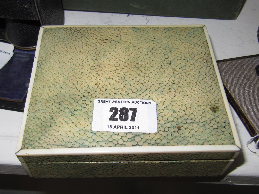 Shagreen cigarette box