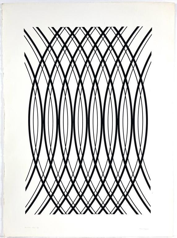 Nassos Daphnis Screenprint 23 D 78 16 25 APUnframed 30