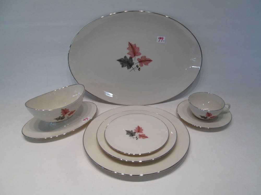 LENOX TRIO CHINA SET forty five pieces comprised of 8