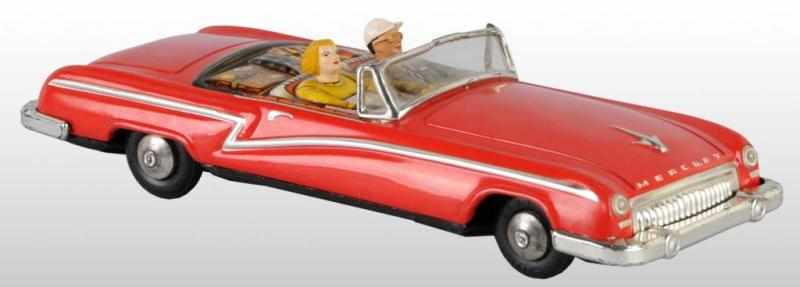 Tin Mercury Automobile Friction Toy Description German Circa 1950s Working