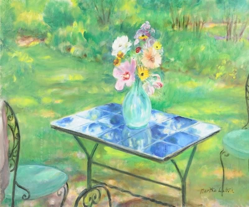 MARTHA WALTER American 1875 1976 A PAINTING Still Life Flowers