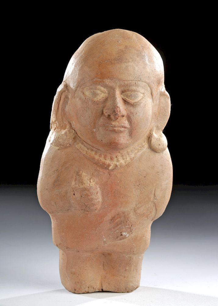 Moche Pottery Standing Figure Pre Columbian North Coast Peru Moche