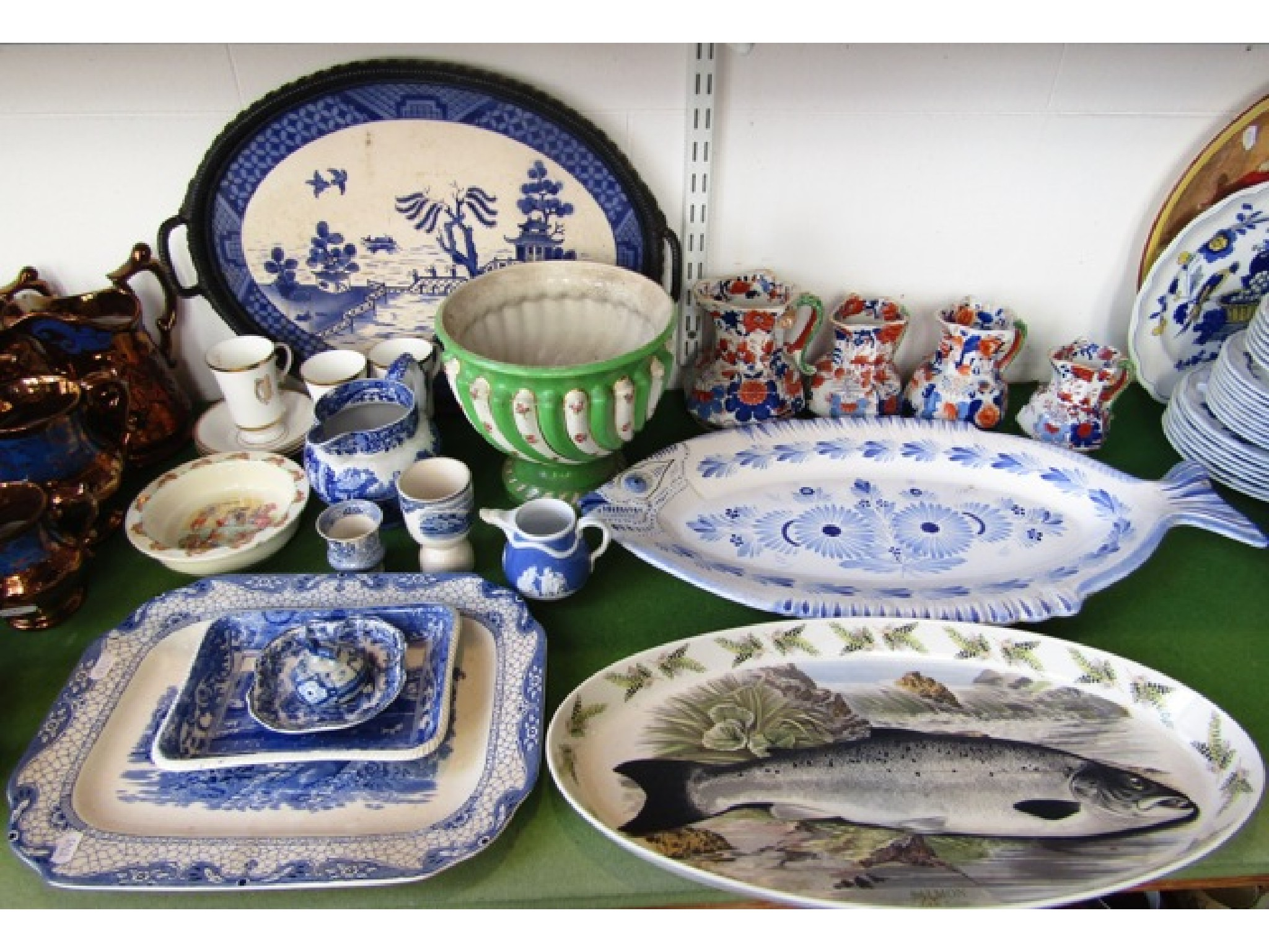 A collection of four 19th century Mason Ironstone china jugs