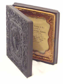 A composition Daguerreotype case circa 1900