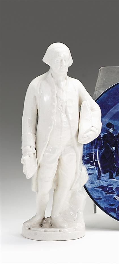 Rare Staffordshire figure of George Washington 19th century Wearing a