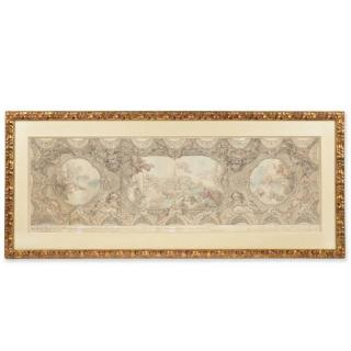 Russian French School 19th century painting Dessein du Plafond de