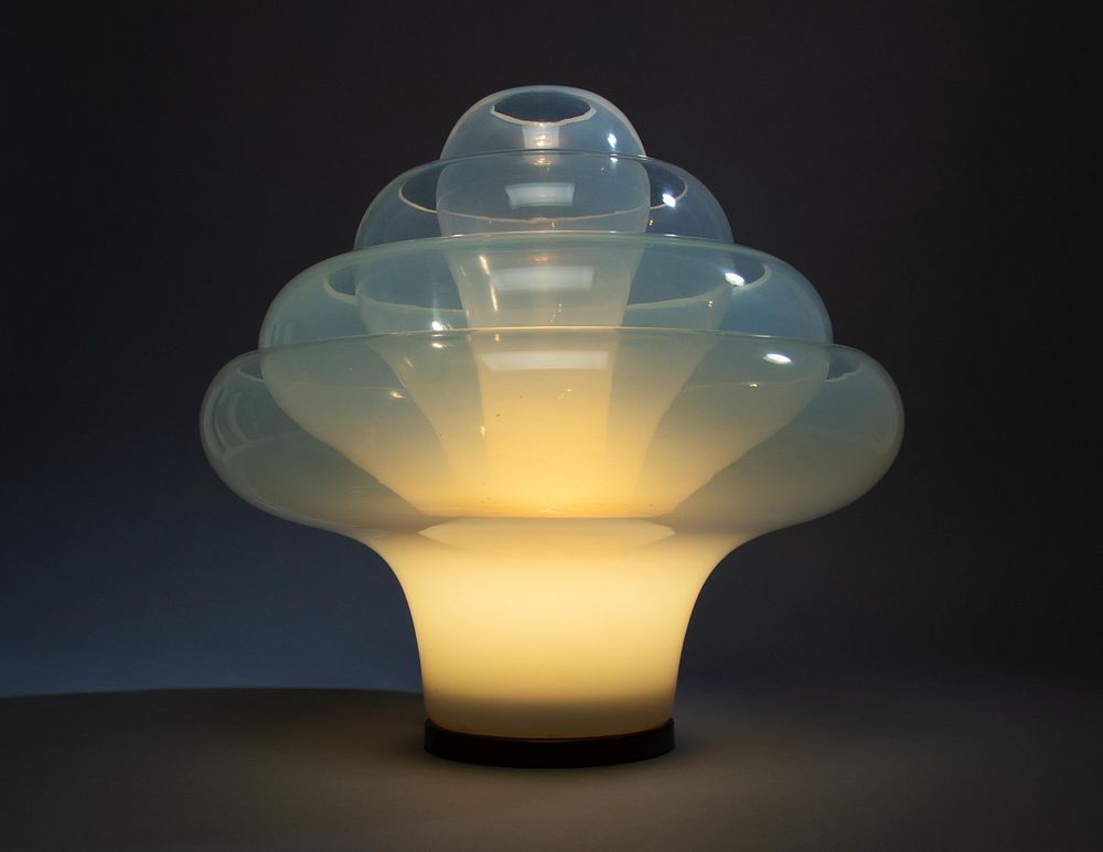 Carlo Nason Italian b 1936 Lotus Table Lamp A V
