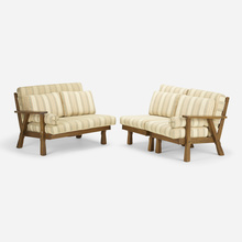 Ranch Oak SECTIONAL SOFA A Brandt CompanyUSA c 1965oak upholstery30