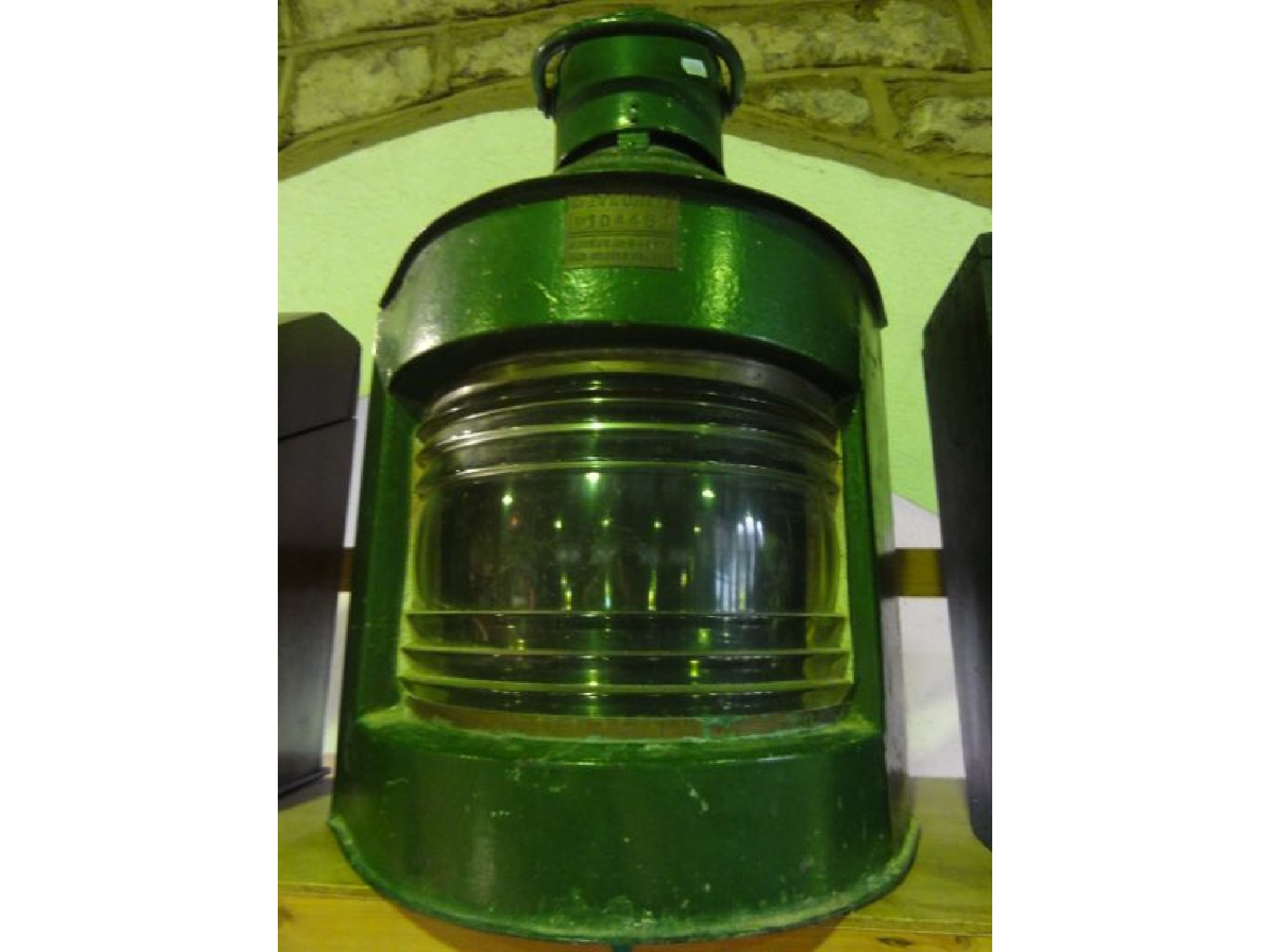A good quality ships starboard lantern with all over industrial