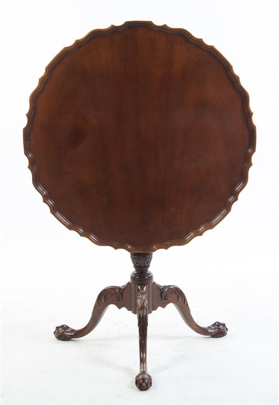 Sale 459 Lot 511 A Baker Mahogany Tilt Top Tea