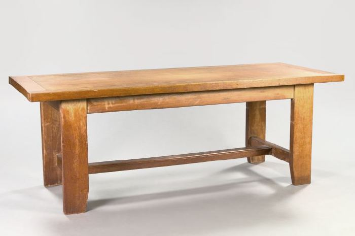 Flemish Renaissance Inspired Eight Piece Oak Dining Suite late 20th