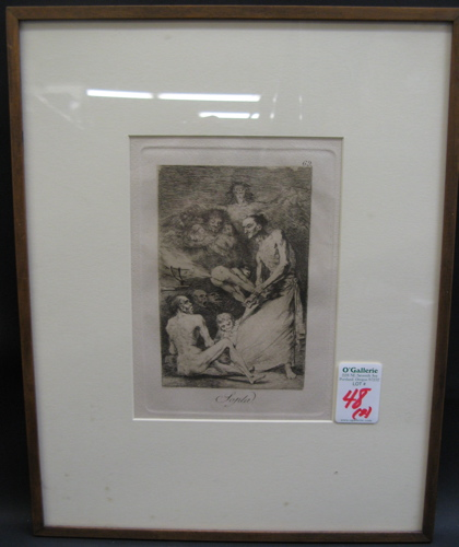 TWO PRINTS the first late 18th early 19th century posthumous