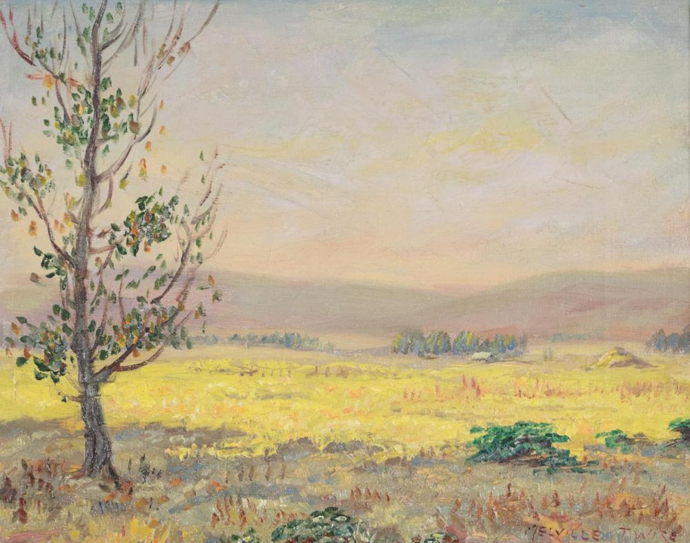 MELVILLE T WIRE Oregon 1877 1966 oil on canvas autumn