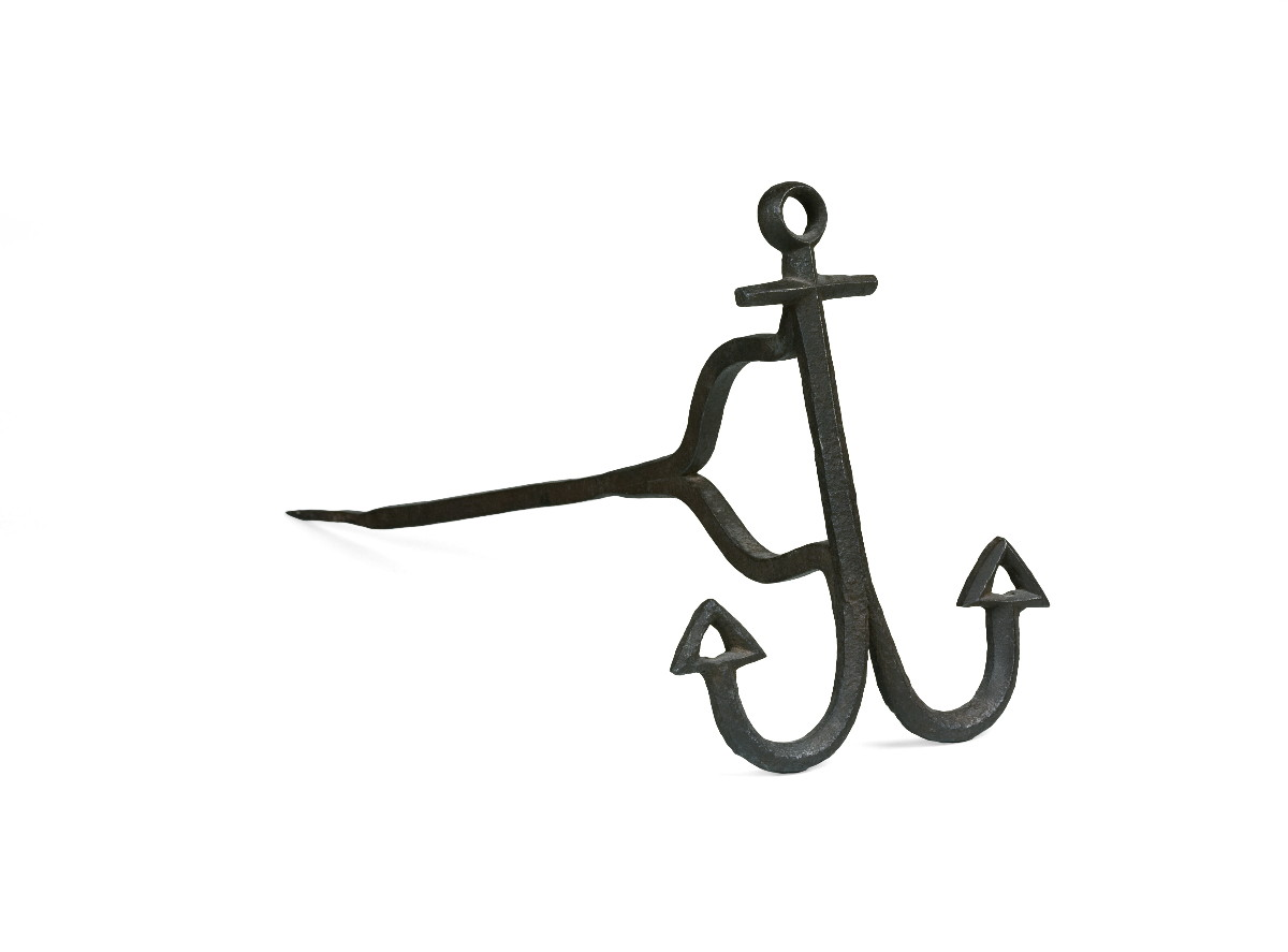 CAST ANCHOR CARGO BRANDING IRON The iron forged in the