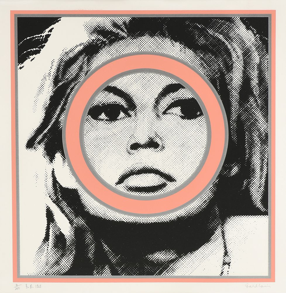 GERALD LAING British 1936 2011 A PRINT Brigitte Bardot 1968