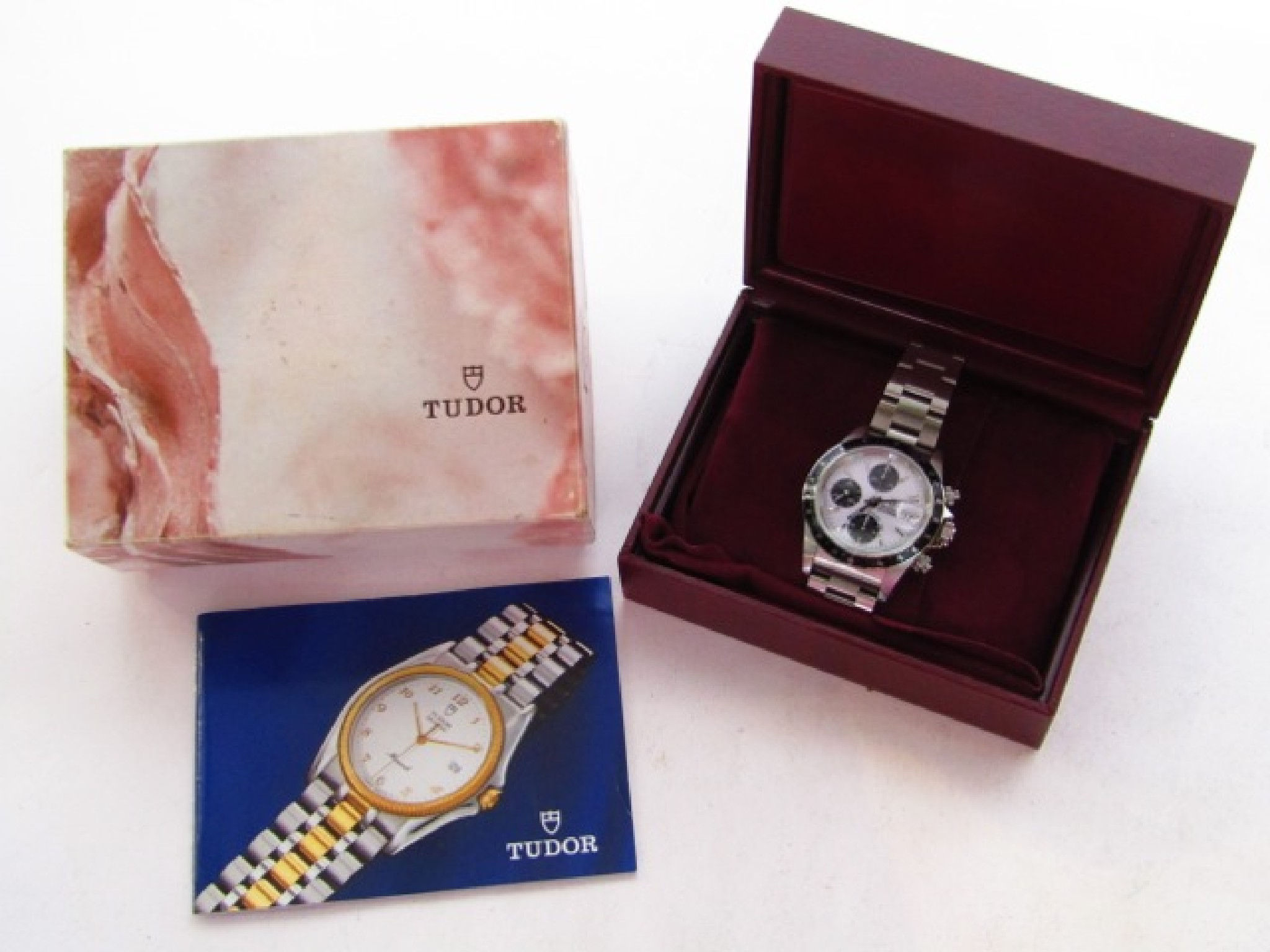 A gentleman s stainless steel wristwatch Rolex Tudor Oysterdate Automatic