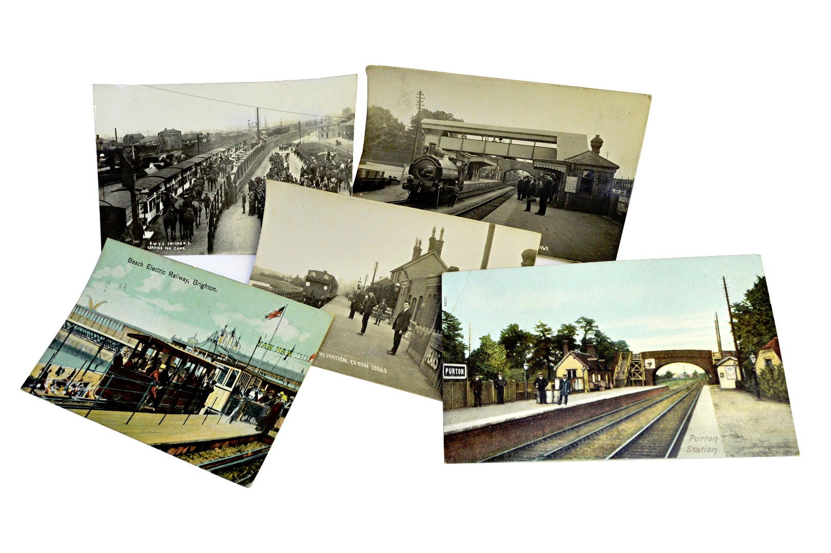 RAILWAY POSTCARDS Stations an interesting selection of some 250 cards