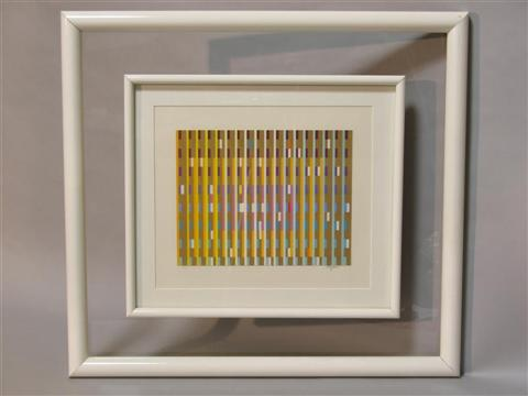 YAACOV AGAM ISRAEL 1928 ZAHAV KATAN SCHNIEM Serigraph 8 x