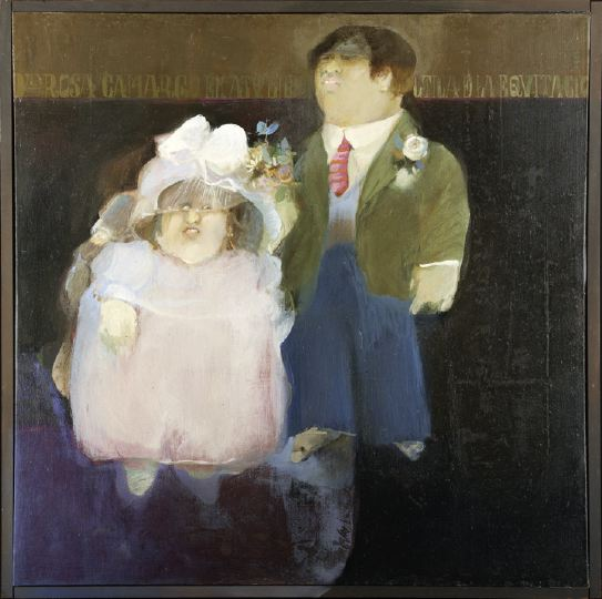 Jose Maria Cundin Spanish New Orleans b 1938 Rosita con