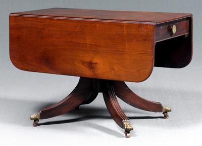 Baltimore mahogany breakfast table Classical style with single board top