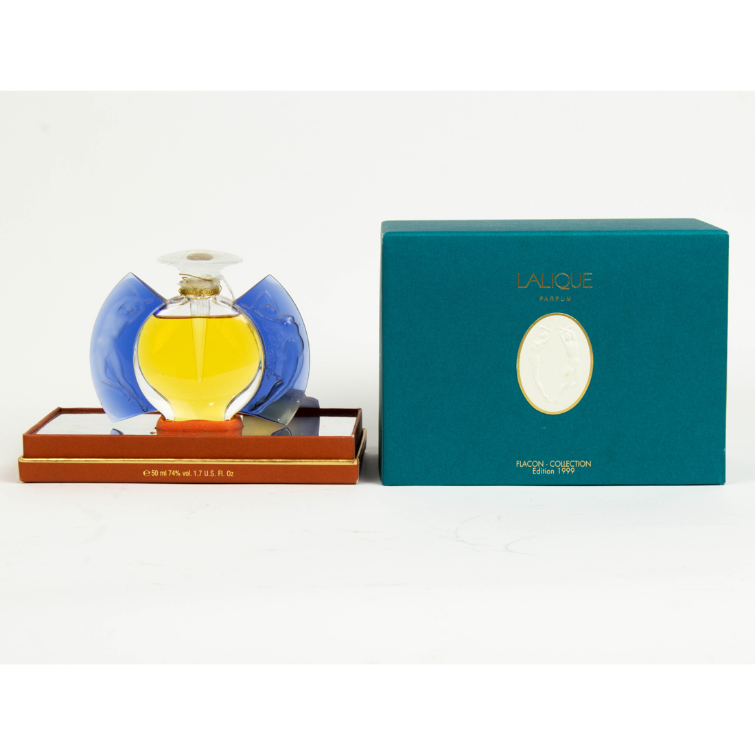 LALIQUE JOUR ET NUIT LIMITED EDITION PERFUME BOTTLE OR FLACON