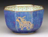 WEDGWOOD BABY DRAGON LUSTRE BOWL Wonderful miniature Baby Dragon lustre