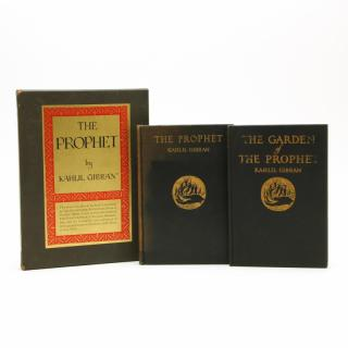 Kahlil Gibran Three Books to include The Prophet New York
