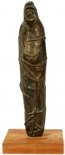 ISRAELI BRONZE SCULPTURE ISRAELI BRONZE SCULPTURE H 21 Not signed