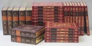 Shakespeare Leather Bound Book Lot Complete Works Easton Press C
