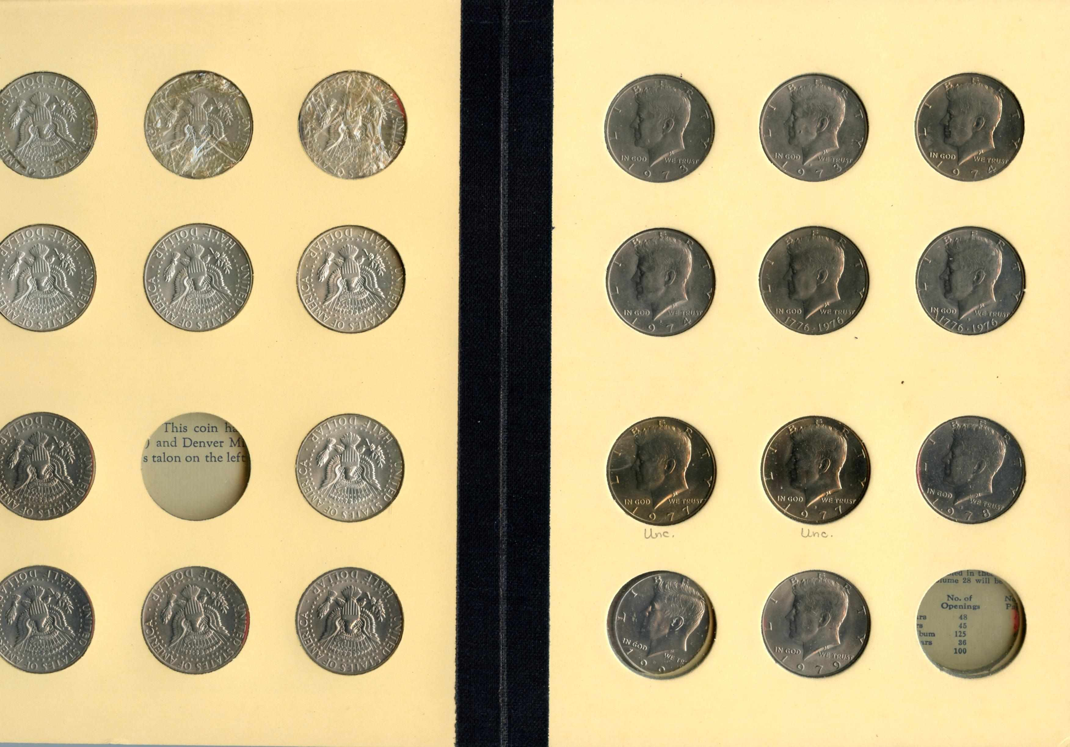 Kennedy Head Half Dollars 1964 1981 Library of Coins Vol