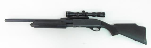 Remington 870 Magnum Special Purpose Cantilever 12ga pump shotgun chambered