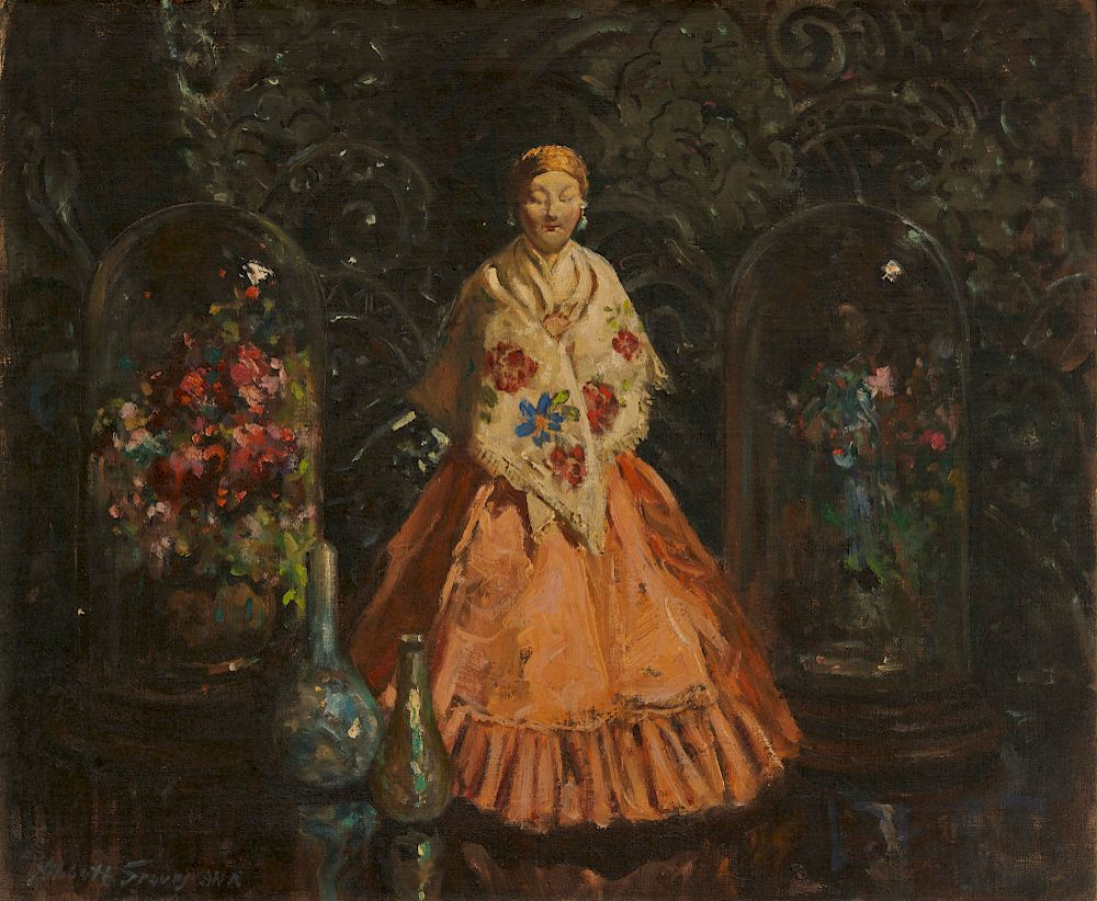 ABBOTT FULLER GRAVES American 1859 1936 Still Life with Porcelain
