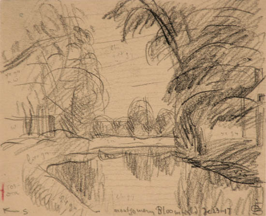 Oscar Florianus Bluemner American 1867 1938 Burnetts Farm Union New