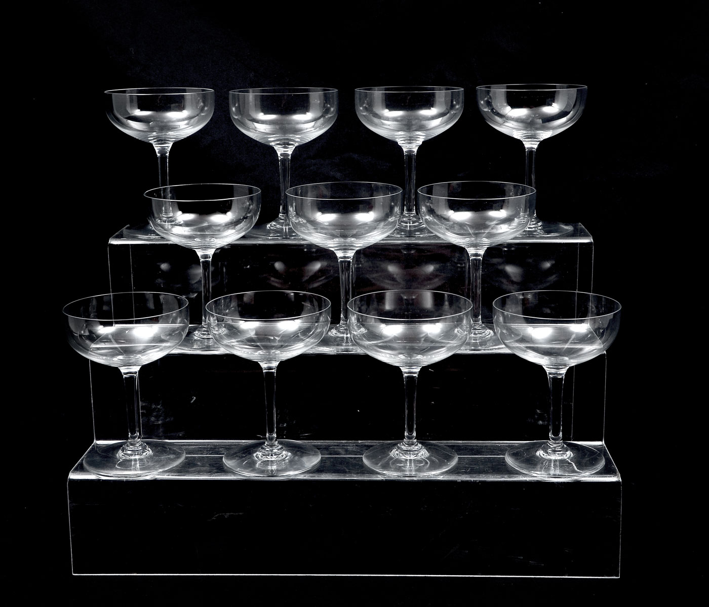 11 PC BACCARAT CHAMPAGNE GLASSES 11 Pc champagne glasses by