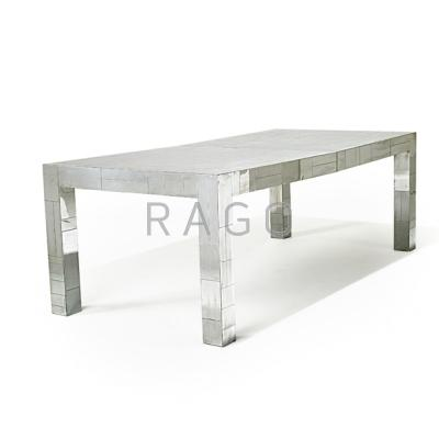 PAUL EVANS DIRECTIONAL Cityscape dining table USA 1970s Chromed steel