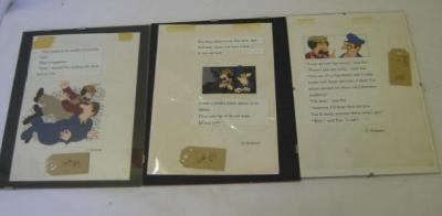 Joan Hickson original Postman Pat book illustration They landed in