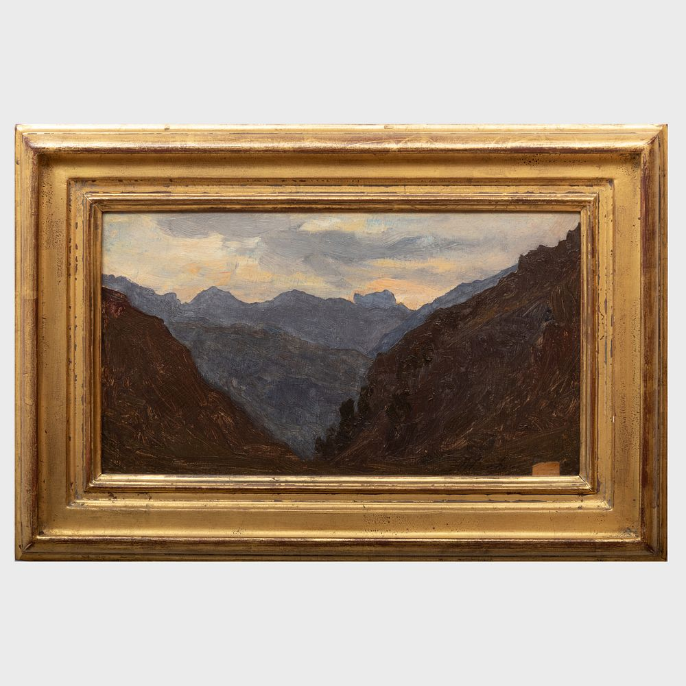 Auguste Fran ois Bonheur 1824 1884 Paysage Oil on paper