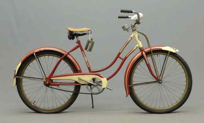 Pope Westfield balloon bicycle with JC Higgins Speedometer