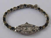 An Art Deco platinum and diamond lady s cocktail watch