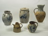 STONEWARE Five piece lot of contemporary stoneware consisting of a