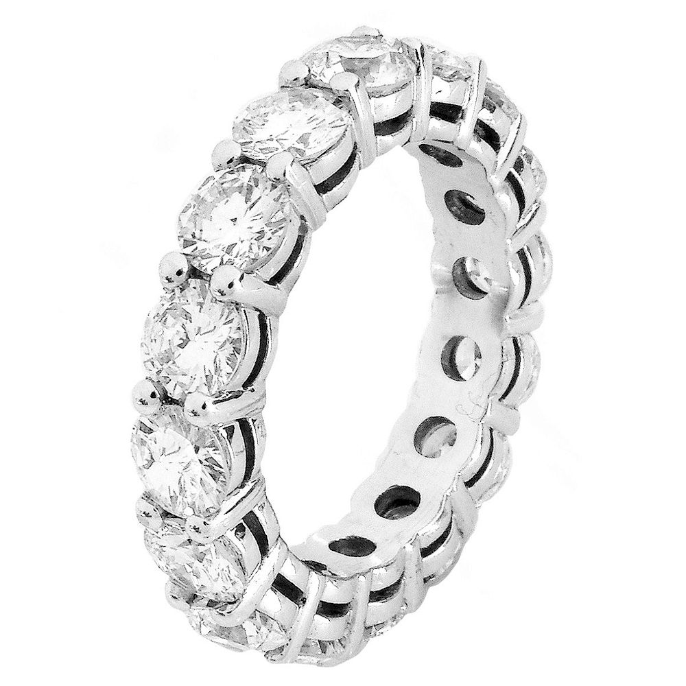 50ct Diamond and 18K Gold Eternity Band Contemporary 4 50